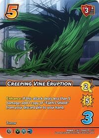 Creeping Vine Eruption (Alternate Art) - UniVersus: My Hero Academia: Girl Power - UniVersus card