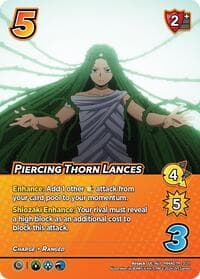 Piercing Thorn Lances (Alternate Art) - UniVersus: My Hero Academia: Girl Power - UniVersus card