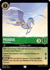 Pegasus - Cloud Racer - Ursula's Return - Disney Lorcana card