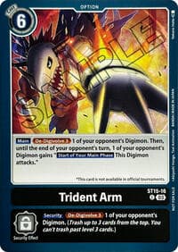 Trident Arm (Demo Deck Exclusive) - Digimon Demo Deck Exclusive Cards - Digimon Card Game card