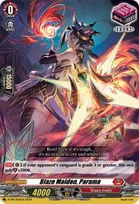 Blaze Maiden, Parama - D Promo Cards - Cardfight Vanguard card