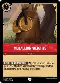 Medallion Weights - Ursula's Return - Disney Lorcana card