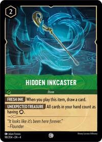 Hidden Inkcaster - Ursula's Return - Disney Lorcana card