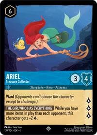 Ariel - Treasure Collector - Ursula's Return - Disney Lorcana card