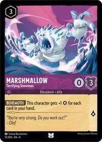 Marshmallow - Terrifying Snowman - Ursula's Return - Disney Lorcana card