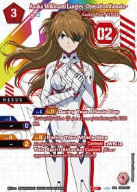 Asuka Shikinami Langley -Operation Yamato- (SPR) - Collaboration Booster 01: Halo of Awakening - Battle Spirits Saga card