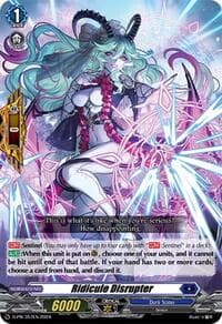 Ridicule Disrupter - D Promo Cards - Cardfight Vanguard card