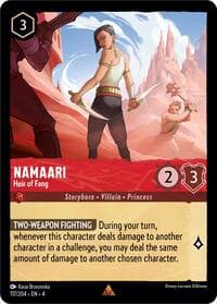 Namaari - Heir of Fang - Ursula's Return - Disney Lorcana card