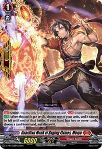 Guardian Monk of Raging Flames, Monju - D Promo Cards - Cardfight Vanguard card