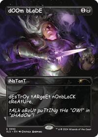 dOOm bLaDE - Secret Lair Drop Series - Magic: The Gathering card