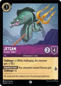 Jetsam - Ursula's "Baby" - Ursula's Return - Disney Lorcana card