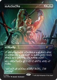 mAsSaCRe (Rainbow Foil) - Secret Lair Drop Series - Magic: The Gathering card