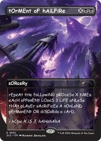 tOrMEnt oF hAiLFiRe - Secret Lair Drop Series - Magic: The Gathering card