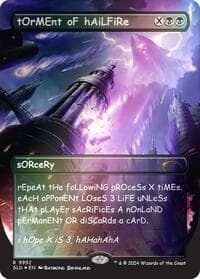tOrMEnt oF hAiLFiRe (Rainbow Foil) - Secret Lair Drop Series - Magic: The Gathering card