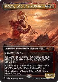 MOgIs, gOD of sLaUGHter (9994) - Secret Lair Drop Series - Magic: The Gathering card