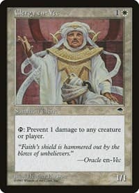 Clergy en-Vec - Tempest - Magic: The Gathering card