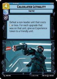 Calculated Lethality - Shadows of the Galaxy - Star Wars: Unlimited card