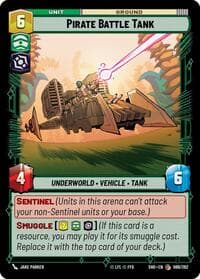 Pirate Battle Tank - Shadows of the Galaxy - Star Wars: Unlimited card