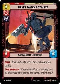 Death Watch Loyalist - Shadows of the Galaxy - Star Wars: Unlimited card