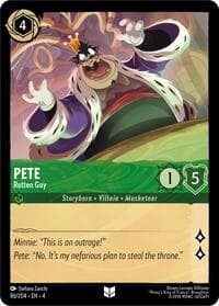 Pete - Rotten Guy - Ursula's Return - Disney Lorcana card
