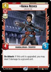 Koska Reeves - Loyal Nite Owl - Shadows of the Galaxy - Star Wars: Unlimited card