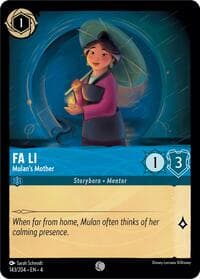 Fa Li - Mulan's Mother - Ursula's Return - Disney Lorcana card