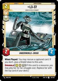 L3-37 - Droid Revolutionary - Shadows of the Galaxy - Star Wars: Unlimited card