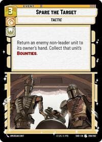 Spare the Target - Shadows of the Galaxy - Star Wars: Unlimited card