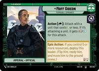 Moff Gideon - Formidable Commander - Shadows of the Galaxy - Star Wars: Unlimited card