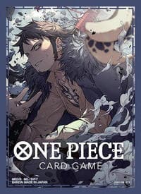 One Piece Card Game Official Sleeves: Assortment 6 - Trafalgar Law (70-Pack) - Bandai Card Sleeves - Card Sleeves card