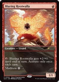 Blazing Rootwalla - Game Day & Store Championship Promos - Magic: The Gathering card