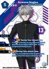 Kaworu Nagisa (SPR) - Collaboration Booster 01: Halo of Awakening - Battle Spirits Saga card