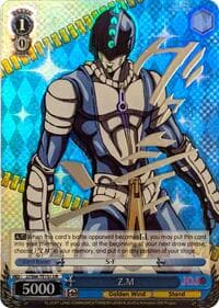 Z.M (JJR) (Silver Stamp) - JoJo's Bizarre Adventure: Golden Wind - Weiss Schwarz card