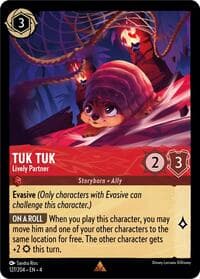 Tuk Tuk - Lively Partner - Ursula's Return - Disney Lorcana card