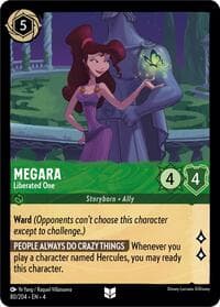 Megara - Liberated One - Ursula's Return - Disney Lorcana card