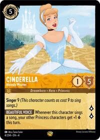 Cinderella - Melody Weaver - Ursula's Return - Disney Lorcana card