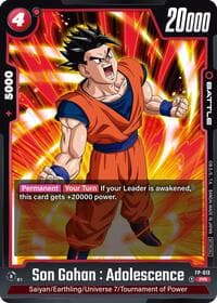 Son Gohan : Adolescence - FP-013 - Fusion World Promotion Cards and Packs - Dragon Ball Super: Fusion World card