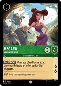 Megara - Captivating Cynic - Ursula's Return - Disney Lorcana card