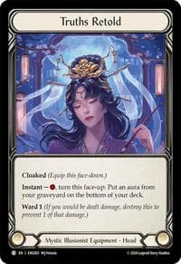 Truths Retold - Blitz Deck: Part the Mistveil - Enigma - Flesh and Blood TCG card