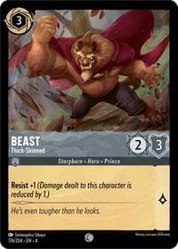 Beast - Thick-Skinned - Ursula's Return - Disney Lorcana card