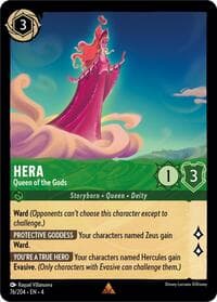 Hera - Queen of the Gods - Ursula's Return - Disney Lorcana card