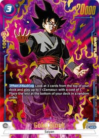 Goku Black - FB02-039 (Championship Pack 01) (Gold) - Tournament and Championship Promos - Dragon Ball Super: Fusion World card