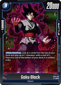 Goku Black - FB02-039 (Championship Pack 01) - Tournament and Championship Promos - Dragon Ball Super: Fusion World card