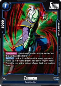 Zamasu - FB02-042 (Championship Pack 01) - Tournament and Championship Promos - Dragon Ball Super: Fusion World card