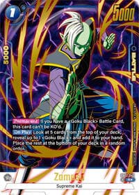 Zamasu - FB02-042 (Championship Pack 01) (Gold) - Tournament and Championship Promos - Dragon Ball Super: Fusion World card