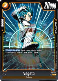 Vegeta - FB02-132 (Championship Pack 01) - Tournament and Championship Promos - Dragon Ball Super: Fusion World card