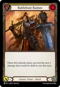 Battlefront Bastion (Yellow) - Blitz Deck: Part the Mistveil - Enigma - Flesh and Blood TCG card