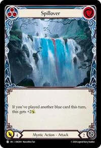 Spillover - Blitz Deck: Part the Mistveil - Enigma - Flesh and Blood TCG card