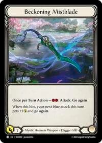 Beckoning Mistblade - Blitz Deck: Part the Mistveil - Nuu - Flesh and Blood TCG card