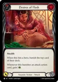 Desires of Flesh (Red) - Blitz Deck: Part the Mistveil - Nuu - Flesh and Blood TCG card